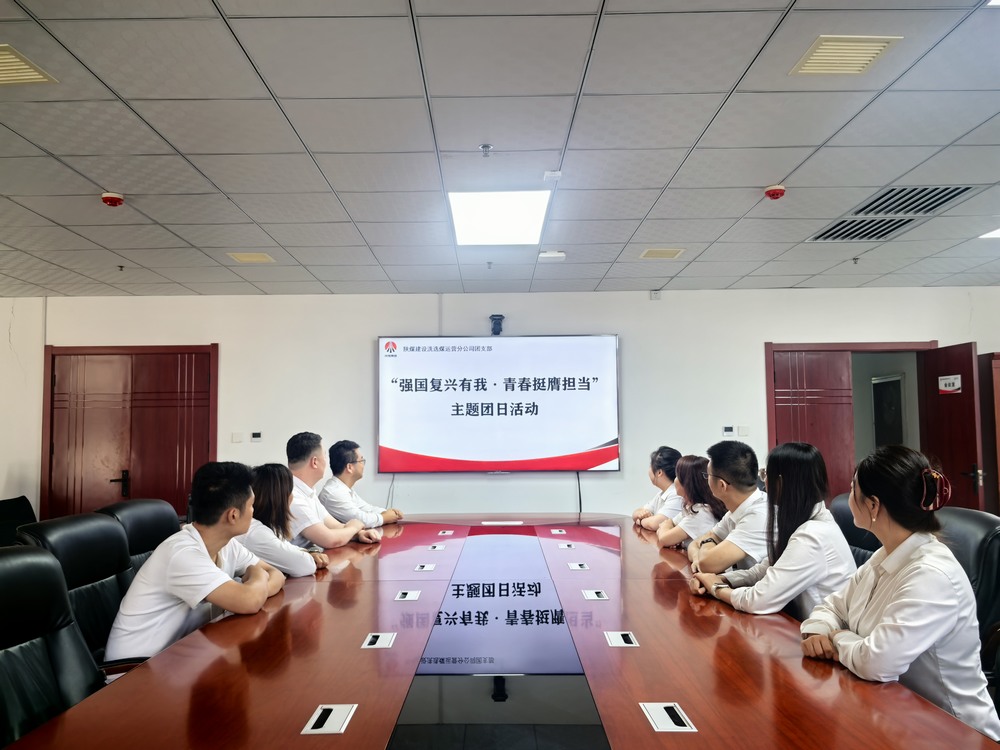 陜煤建設(shè)洗選煤運營公司團(tuán)支部開展“強(qiáng)國復(fù)興有我?青春挺膺擔(dān)當(dāng)”主題團(tuán)日活動